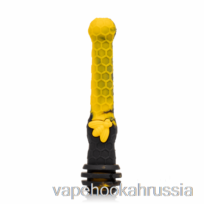 Vape Russia Stratus Honey Dipper силиконовый мазок соломенный соль (черный/желтый)